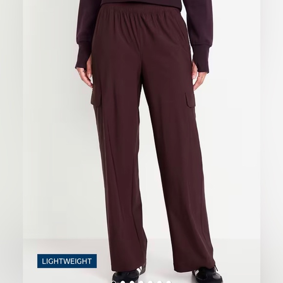 Old Navy Women's Wide Leg Sleek Tech Boxwood Pants Size L - Picture 1 of 12